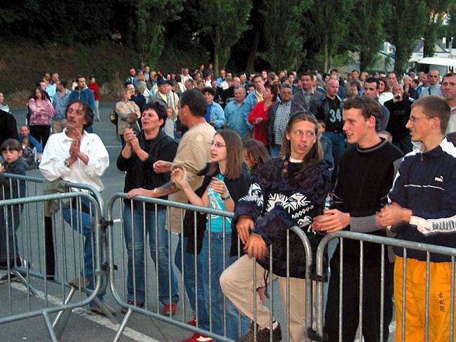 Autour du podium, assez peu de monde pour « Roxanne », mais les inconditionnels étaient là...
Photo de presse